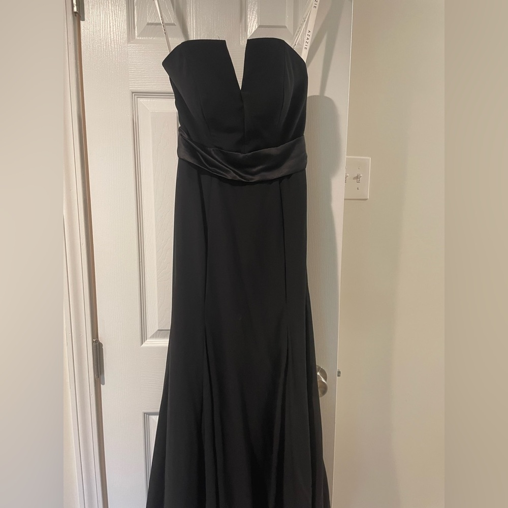 Black Azazie Bridesmaid Dress